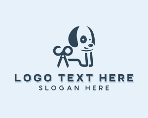 Dog Pet Salon Grooming logo