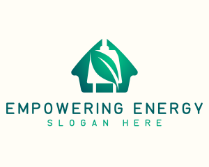 Eco House Electricity logo design