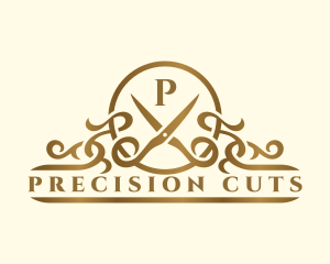 Fashion Dressmaker Scissors logo design