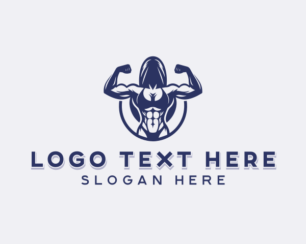 Weightlifting logo example 1