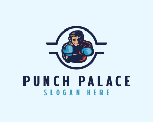 Boxing Punch Sports logo