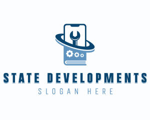 Mobile Repair Developer logo design