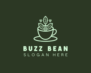 Herbal Tea Cup logo design