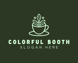 Herbal Tea Cup logo design