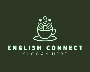 Herbal Tea Cup logo design