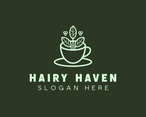 Herbal Tea Cup logo design