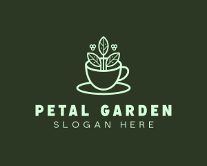 Herbal Tea Cup logo design