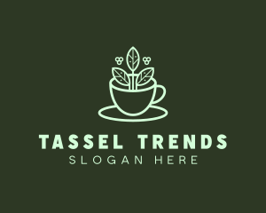 Herbal Tea Cup logo design