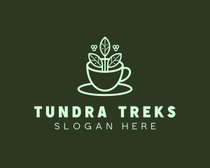 Herbal Tea Cup logo design