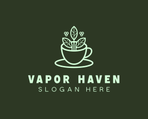 Herbal Tea Cup logo design