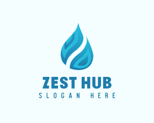 Water Element Droplet logo