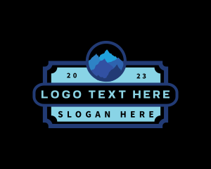 Mountain Ridge Landscape logo