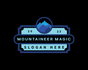 Mountain Ridge Landscape logo design