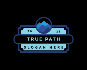 Mountain Ridge Landscape logo design