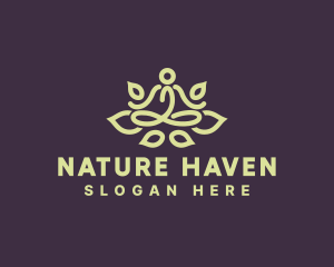 Nature Meditation Spa logo design