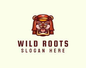 Wild Bear Head logo design