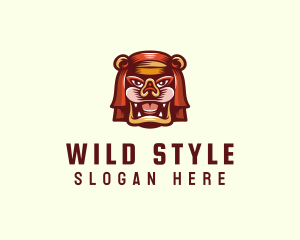 Wild Bear Head logo design