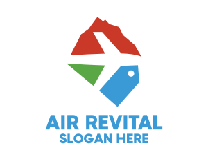 Colorful Air Travel logo design