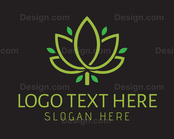 Herb Marijuana Therapy Logo