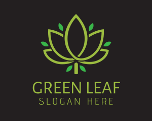 Herb Marijuana Therapy  logo design