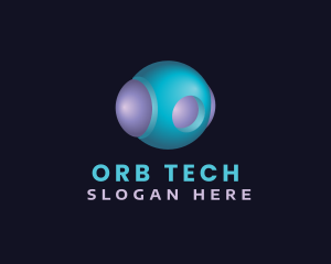 Technology Robot Sphere logo design