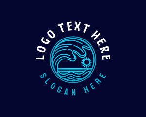 Beach Summer Wave logo