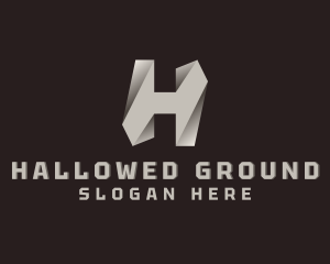 Fabrication Metalworks Letter H logo design