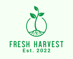 Garden Harvest Plant  logo design
