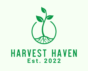 Garden Harvest Plant  logo design