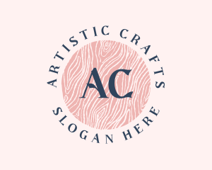 Feminine Wood Craft logo design