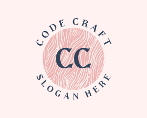 Feminine Wood Craft logo design