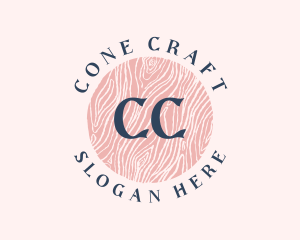 Feminine Wood Craft logo design