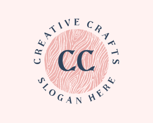 Feminine Wood Craft logo design