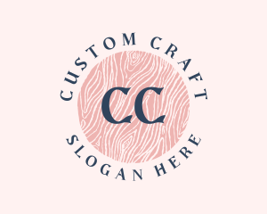 Feminine Wood Craft logo design