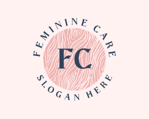 Feminine Wood Craft logo design