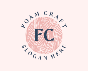 Feminine Wood Craft logo design