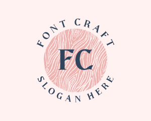 Feminine Wood Craft logo design