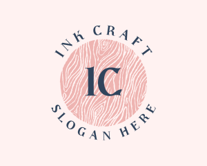 Feminine Wood Craft logo design