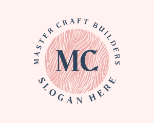 Feminine Wood Craft logo design