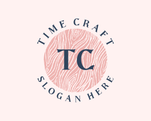 Feminine Wood Craft logo design