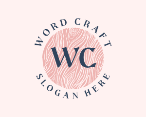 Feminine Wood Craft logo design