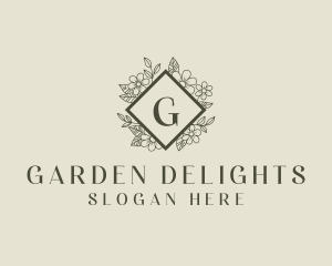 Wedding Floral Garden logo design