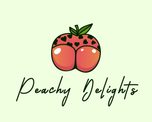 Sexy Peach Underwear logo design