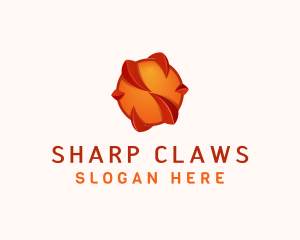 3d Claw Sphere Letter S logo design