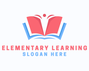 Book Learning Education logo design