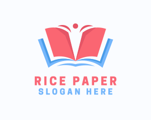 Book Learning Education logo design