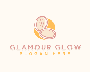 Face Powder Makeup Cosmetic logo design