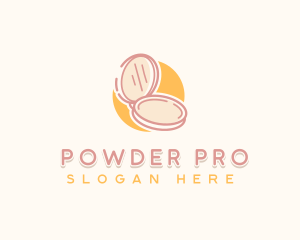 Face Powder Makeup Cosmetic logo design