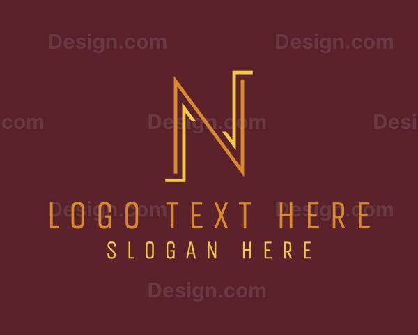 Interior Design Firm Letter N Logo