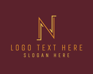 Interior Design Firm Letter N logo